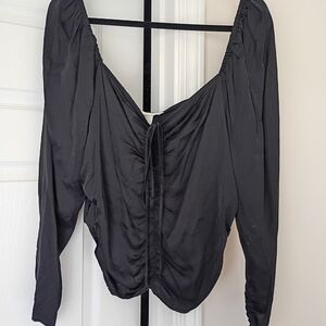 Elegant Black Women's Top H&M Size XL